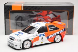 Ford Escort WRC #6 A. Schwarz / M. Giraudet Acropolis Rally 1997 IXO 1:18 18RMC172B Kovina – slika 6 od 6