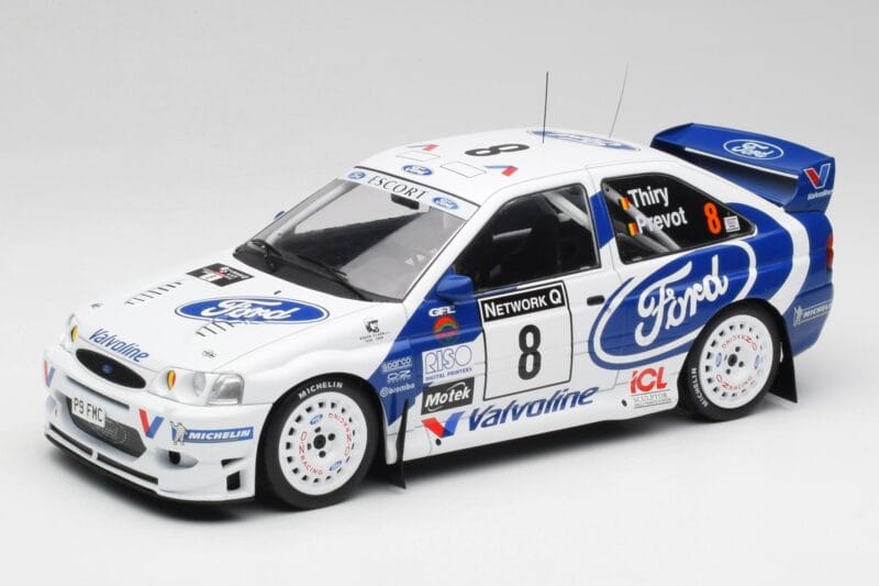 Ford Escort WRC #8 B. Thiry / S. Prevot RAC Rally 1998 IXO 1:18 18RMC170B Kovina