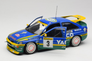 Ford Escort #3 Yacco L. Bernardini / B. Occelli Rally Monte Carlo Winners 1996 UT Models 1:18 180968203-R1 Kovina – slika 2 od 8