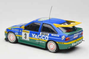 Ford Escort #3 Yacco L. Bernardini / B. Occelli Rally Monte Carlo Winners 1996 UT Models 1:18 180968203-R1 Kovina – slika 7 od 8