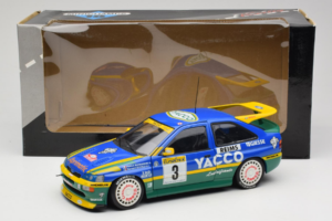 Ford Escort #3 Yacco L. Bernardini / B. Occelli Rally Monte Carlo Winners 1996 UT Models 1:18 180968203-R1 Kovina – slika 8 od 8