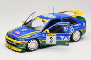 Ford Escort #3 Yacoo P. Bernardini / B. Occelli Rally Monte Carlo 1996 Winner UT Models 1:18 180968203 Kovina – slika 2 od 8