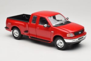 Ford F-150 Flareside SuperCab Rdeč Mira 1:18 6217 Kovina – slika 6 od 8