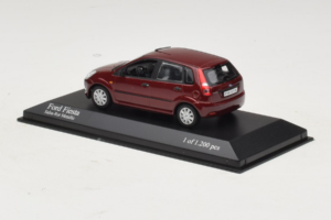 Ford Fiesta Mk5 Rdeč Metalik Minichamps 1:43 400081101 Kovina – slika 3 od 4