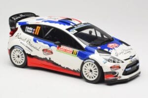Ford Fiesta RS WRC #11 B. Bouffier / X. Panseri Rally Monte Carlo 2014 Minichamps 1:18 151140811 Kovina – slika 4 od 6