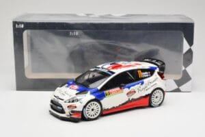 Ford Fiesta RS WRC #11 B. Bouffier / X. Panseri Rally Monte Carlo 2014 Minichamps 1:18 151140811 Kovina – slika 6 od 6