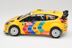Ford Fiesta RS WRC #15 H. Solberg / I. Minor Stobart Wales Rally GB 2011 Minichamps 1:18 151110815 Kovina – slika 3 od 6