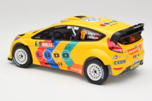 Ford Fiesta RS WRC #15 H. Solberg / I. Minor Stobart Wales Rally GB 2011 Minichamps 1:18 151110815 Kovina – slika 5 od 6