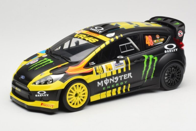 Ford Fiesta RS WRC #46 V. Rossi / C. Cassina 2nd Place Monza Rally Show 2013 Minichamps 1:18 151130846 Kovina