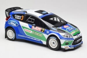 Ford Fiesta WRC #3 J-M. Latvala / M. Anttila Rally Great Britain Winner 2012 Minichamps 1:18 151120803 Kovina – slika 4 od 6