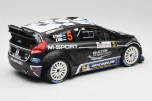 Ford Fiesta WRC #5 O. Tanak / R. Sikk Rally France 2012 Minichamps 1:18 151120805 Kovina – slika 2 od 6