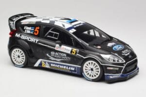 Ford Fiesta WRC #5 O. Tanak / R. Sikk Rally France 2012 Minichamps 1:18 151120805 Kovina – slika 4 od 6