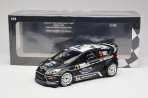 Ford Fiesta WRC #5 O. Tanak / R. Sikk Rally France 2012 Minichamps 1:18 151120805 Kovina – slika 6 od 6
