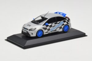 Ford Focus RS Mk2 Promo Blue Wheels Minichamps 1:43 FORD002 Kovina – slika 2 od 4