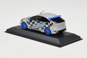 Ford Focus RS Mk2 Promo Blue Wheels Minichamps 1:43 FORD002 Kovina – slika 3 od 4