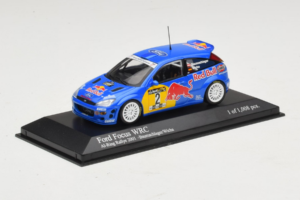 Ford Focus WRC #2 R. Baumgartner / B. Wichs Red Bull Rally Austria 2001 Minichamps 1:43 430008907 Kovina – slika 2 od 5