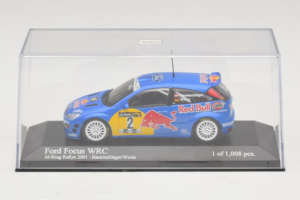 Ford Focus WRC #2 R. Baumgartner / B. Wichs Red Bull Rally Austria 2001 Minichamps 1:43 430008907 Kovina – slika 4 od 5
