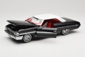 Ford Galaxie 500 Črn Sun Star 1:18 1442 Kovina – slika 2 od 8