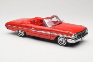Ford Galaxie 500 Kabriolet Rdeč Sun Star 1:18 1420 Kovina – slika 6 od 8