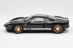 Ford GT Črn Z Belimi Črtami AUTOart 1:18 73023 Kovina – slika 4 od 8