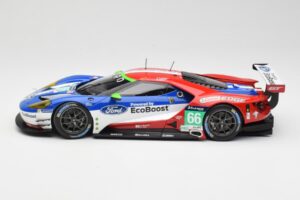 Ford GT GTE Chip Ganassi UK #66 O. Pla / S. Mucke / B. Johnson 24 Hours of Le Mans 2016 Minichamps 1:18 155168666 Kovina – slika 3 od 6