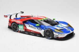 Ford GT GTE Chip Ganassi UK #66 O. Pla / S. Mucke / B. Johnson 24 Hours of Le Mans 2016 Minichamps 1:18 155168666 Kovina – slika 4 od 6