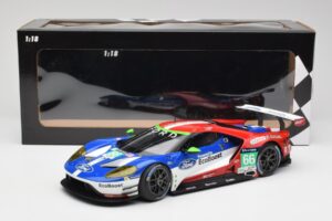 Ford GT GTE Chip Ganassi UK #66 O. Pla / S. Mucke / B. Johnson 24 Hours of Le Mans 2016 Minichamps 1:18 155168666 Kovina – slika 6 od 6
