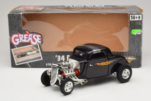 Ford Hot Rod Črn Rydell High Grease ERTL 1:18 36602 Kovina – slika 6 od 6