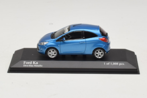 Ford Ka Blue Metallic Minichamps 1:43 400088202 Kovina