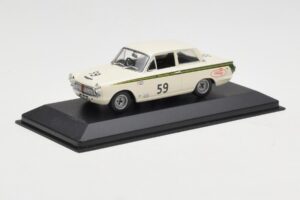 Ford Lotus Cortina Mk1 #59 J. Clark / R. Parsons Sebring 12 Hours 1964 Minichamps 1:43 400648259 Kovina – slika 2 od 4