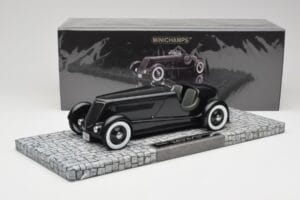 Ford Model 40 Special Speedster Temno Siv Minichamps 1:18 107082040 Smola – slika 6 od 6