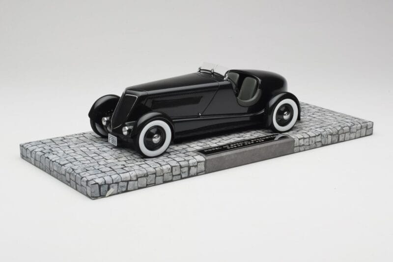Ford Model 40 Special Speedster Temno Siv Minichamps 1:18 107082040 Smola