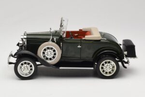 Ford Model A Temno Zelen Motor City 1:18 20003 Kovina – slika 4 od 8