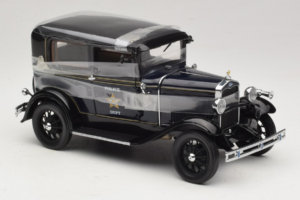 Ford Model A Tudor Police Car Motor City 1:18 43008 Kovina – slika 4 od 6