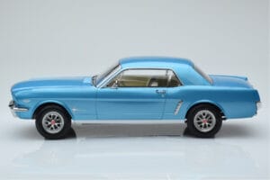Ford Mustang Coupe Turkizna Norev 1:18 182800 Kovina – slika 3 od 6