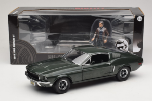 Ford Mustang GT Bullitt s Figurico Steve McQueen Greenlight 1:18 12885 Kovina – slika 8 od 8