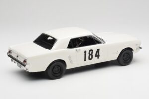 Ford Mustang Hardtop #184 B. Neyret / J. Terramorsi Rally Monte Carlo 1965 Norev 1:18 182801 Kovina – slika 2 od 6