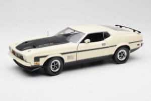 Ford Mustang Mach 1 Bela Sun Star 1:18 3602 Kovina