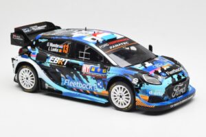Ford Puma Rally1 #13 G. Munster / L. Louka Rally Central Europe 2023 IXO 1:18 18RMC188 Kovina – slika 4 od 6