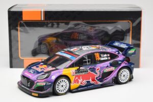 Ford Puma Rally1 #19 S. Loeb / I. Galmiche Rally Monte Carlo Winner 2022 IXO 1:18 18RMC110 Kovina – slika 6 od 6