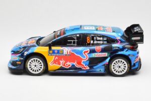 Ford Puma Rally1 #8 O. Tanak / M. Jarveoja 3rd Rally Central Europe 2023 IXO 1:18 18RMC187 Kovina – slika 3 od 6