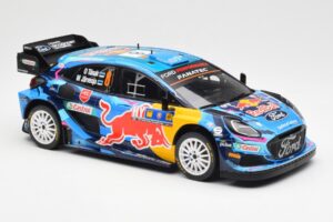 Ford Puma Rally1 #8 O. Tanak / M. Jarveoja 3rd Rally Central Europe 2023 IXO 1:18 18RMC187 Kovina – slika 4 od 6
