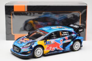 Ford Puma Rally1 #8 O. Tanak / M. Jarveoja 3rd Rally Central Europe 2023 IXO 1:18 18RMC187 Kovina – slika 6 od 6