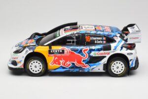 Ford Puma Rally1 WRC M-Sport #16 A. Fourmaux / A. Coria Safari Rally Kenya 2024 IXO 1:18 18RMC207 Kovina – slika 3 od 6