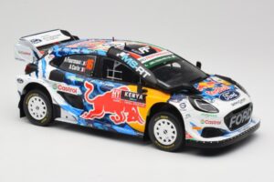 Ford Puma Rally1 WRC M-Sport #16 A. Fourmaux / A. Coria Safari Rally Kenya 2024 IXO 1:18 18RMC207 Kovina – slika 4 od 6