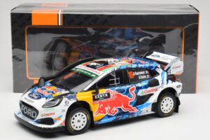 Ford Puma Rally1 WRC M-Sport #16 A. Fourmaux / A. Coria Safari Rally Kenya 2024 IXO 1:18 18RMC207 Kovina – slika 6 od 6