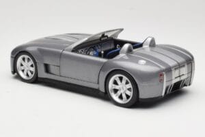Shelby Cobra Kabriolet Grey Metallic Hot Wheels 1:18 G7220 Kovina – slika 7 od 8