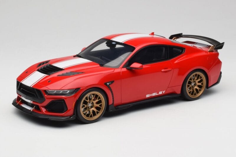 Ford Shelby Mustang Super Snake Rdeč GT Spirit 1:18 GT531 Smola