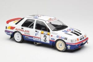 Ford Sierra RS Cosworth 4x4 #3 M. Biasion / T. Siviero Rally Monte Carlo 1992 MCG 1:18 MCG18355R Kovina – slika 4 od 6