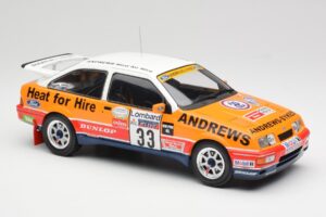 Ford Sierra RS Cosworth #33 R. Brookes RAC Rally 1989 IXO 1:18 18RMC115 Kovina – slika 4 od 6